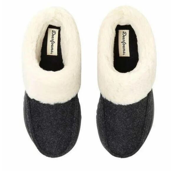 NIB •  Dearfoams women’s Memory Foam Slipper
Size: 9-10 - Picture 1 of 8